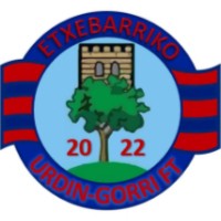 Escudo del Etxebarriko Urdin-Gorri Futbol Taldea